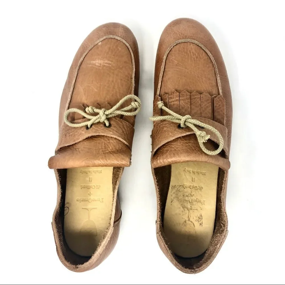 𝅺BIBLIOTEK (Fuso Orario) Italian Leather Shoes 39.5 - Picture 7 of 16